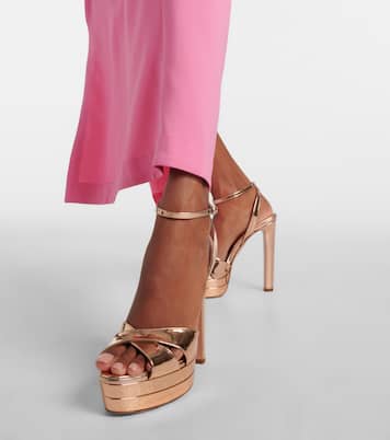 Sandali Divine in pelle con platform | Aquazzura