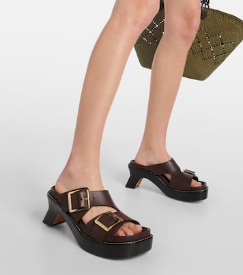 Ease leather sandals | Loewe