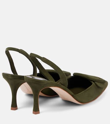 Pumps slingback Maysli in suede | Manolo Blahnik