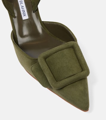 Pumps slingback Maysli in suede | Manolo Blahnik