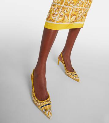 Escarpins Majolica brodés | Dolce&Gabbana
