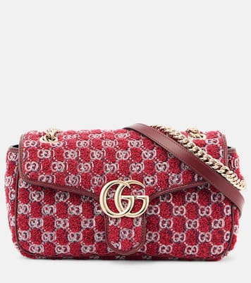 Schultertasche GG Marmont Medium aus Bouclé | Gucci