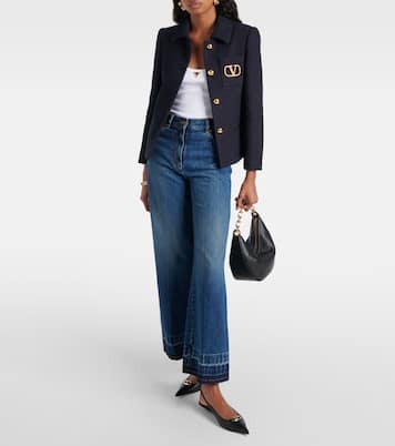 Chaqueta de tweed con VLogo Signature | Valentino