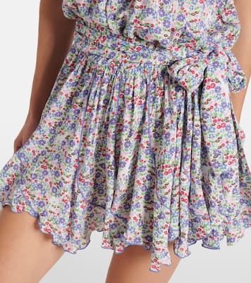 Miniabito Bianca con stampa floreale | Poupette St Barth