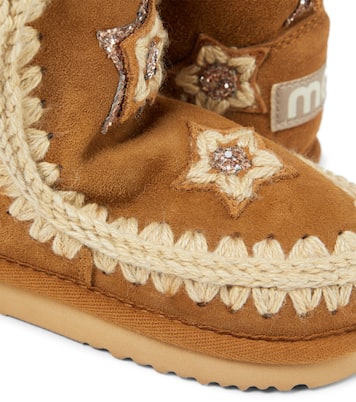 Bottines en daim et shearling | Mou Kids