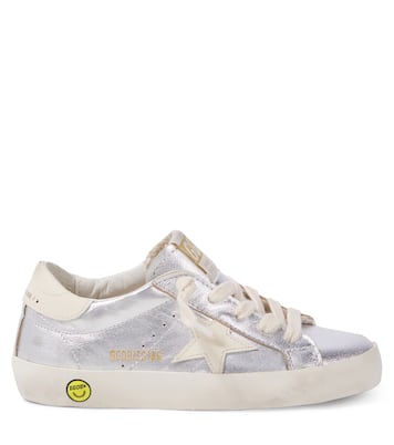 Sneakers Super-Star aus Metallic-Leder | Golden Goose Kids