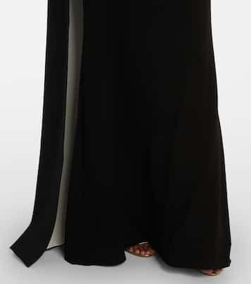 Abito lungo asimmetrico in cady | Roland Mouret