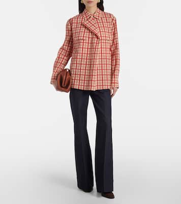 Chemise en coton à carreaux | Bottega Veneta