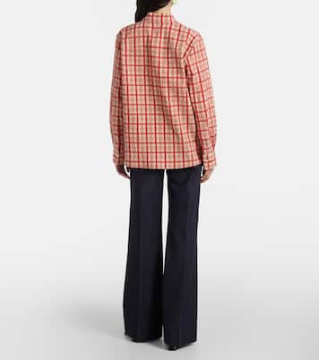 Chemise en coton à carreaux | Bottega Veneta