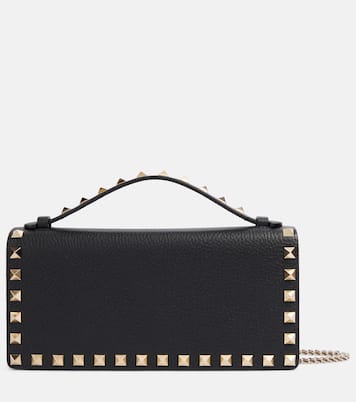 Rockstud leather wallet on chain | Valentino Garavani