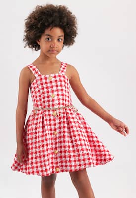 Kleid aus Tweed | Balmain Kids