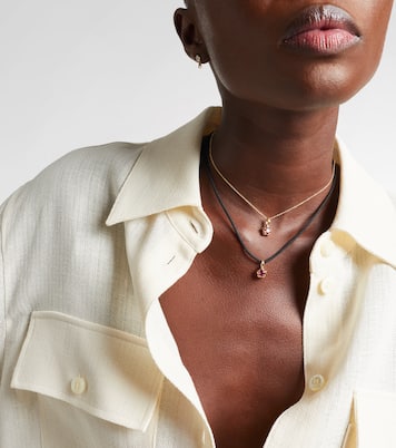 Festival Vibes 14kt gold choker with tourmaline | Stone and Strand