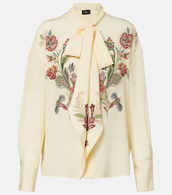 Floral silk blouse | Etro