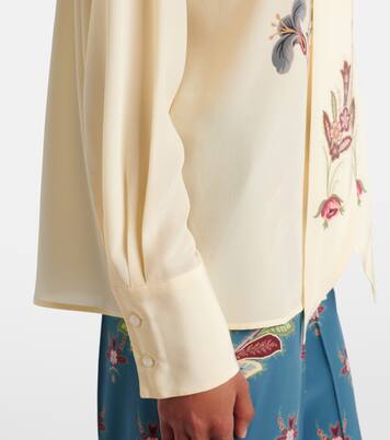 Floral silk blouse | Etro