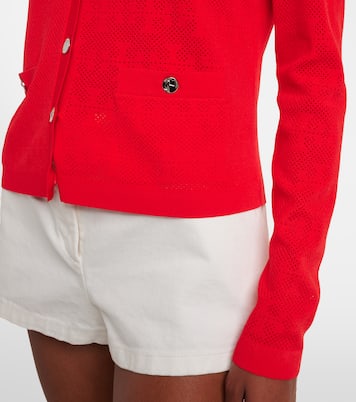 T Monogram jacquard cardigan | Tory Burch