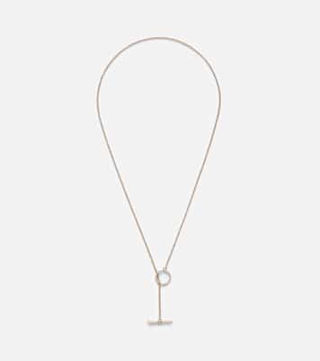 10kt gold necklace with diamonds | Stone and Strand