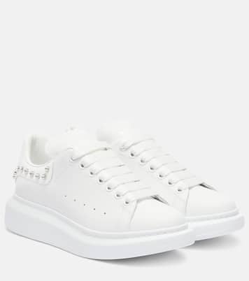Baskets Oversized en cuir à ornements | McQueen