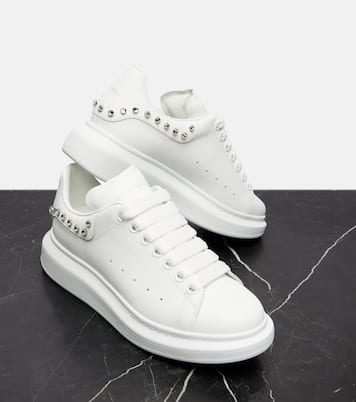 Baskets Oversized en cuir à ornements | McQueen