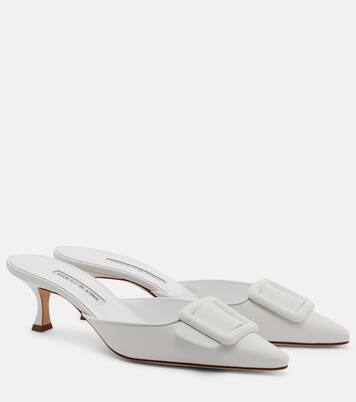 Maysale 50 leather mules | Manolo Blahnik
