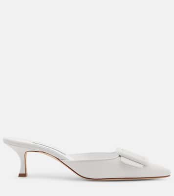 Maysale 50 leather mules | Manolo Blahnik