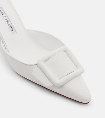 Maysale 50 leather mules | Manolo Blahnik