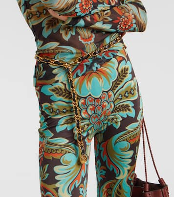 Kettengürtel mit Leder | Etro