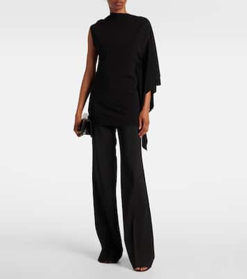 Fiorella asymmetric jersey top | Sportmax