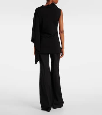 Fiorella asymmetric jersey top | Sportmax