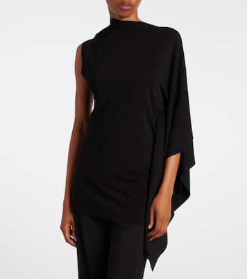 Fiorella asymmetric jersey top | Sportmax