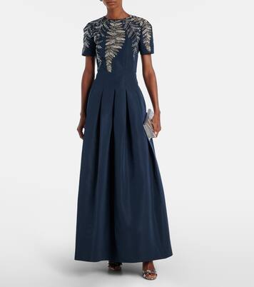 Embellished faille gown | Oscar de la Renta