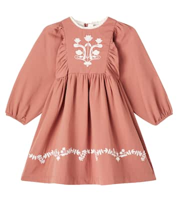 Kana embroidered cotton dress | C'era Una Volta