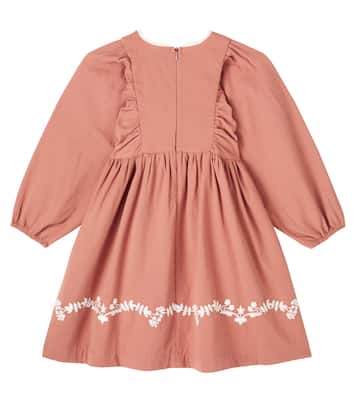Kana embroidered cotton dress | C'era Una Volta