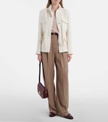 Feldjacke Traveler Mini aus Leinen-Crêpe | Loro Piana