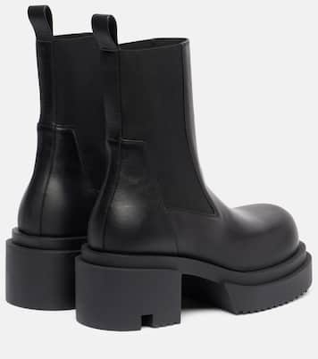 Bottines Beatle à plateforme en cuir | Rick Owens