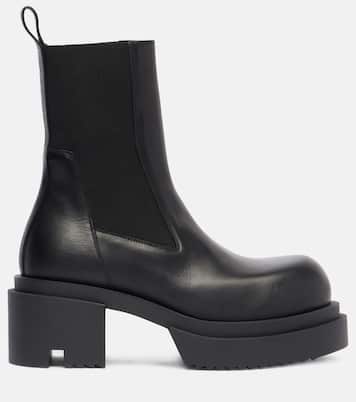 Bottines Beatle à plateforme en cuir | Rick Owens