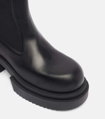 Bottines Beatle à plateforme en cuir | Rick Owens