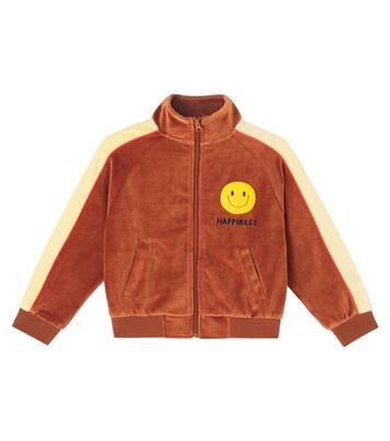 Happiness cotton-blend velour sweatshirt | Jellymallow