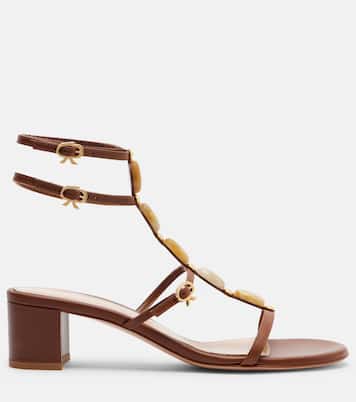 Shanti 45 embellished leather sandals | Gianvito Rossi