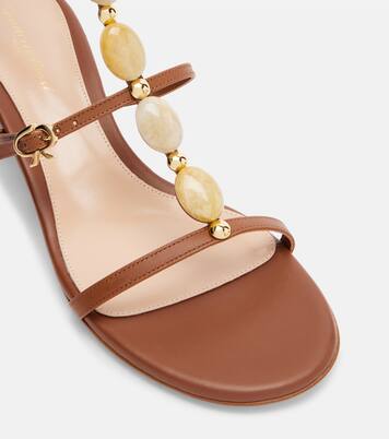 Shanti 45 embellished leather sandals | Gianvito Rossi