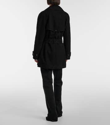 Suede trench coat | Balenciaga