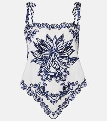 Floral embroidered cotton blouse | Farm Rio