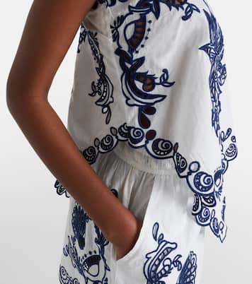 Floral embroidered cotton blouse | Farm Rio