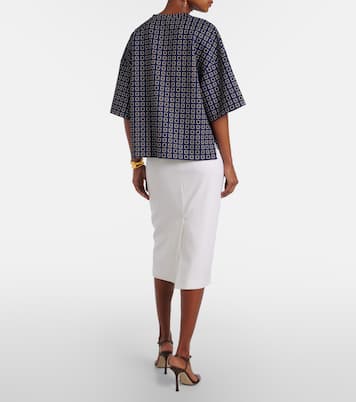 Falda midi Otre de lana | Max Mara