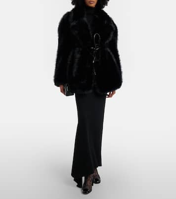 Kisu 85 leather-trimmed lace ankle boots | Jimmy Choo