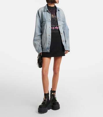 Botas con plataforma de piel adornadas | Balenciaga