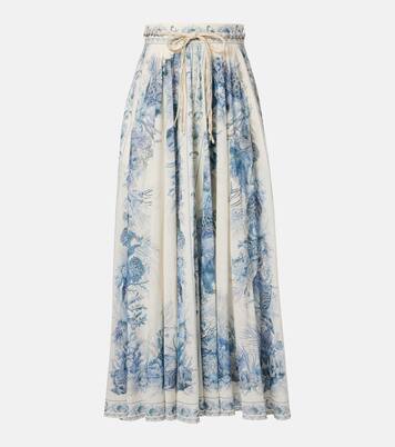 Wanderlust cotton maxi skirt | Zimmermann