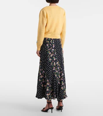 Falda midi Gracella con paneles | Rixo