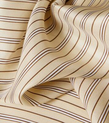 Pañuelo de seda a rayas | Toteme