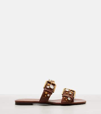 Sandalias de piel adornadas | Dolce&Gabbana
