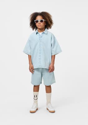 Avart cotton chambray shorts | Molo
